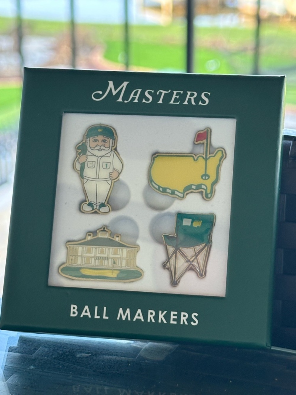 Masters Enamel Ball Marker Set — Green and Yellow Accents